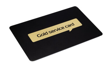 black plastic card isolated, transparent png, collection, cut out.