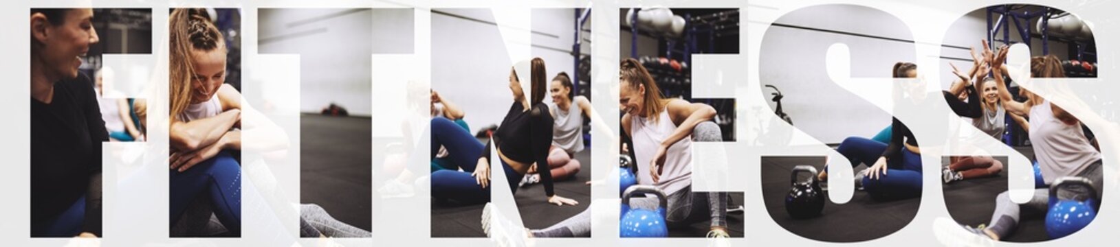 Fit women laughing and high fiving after a workout