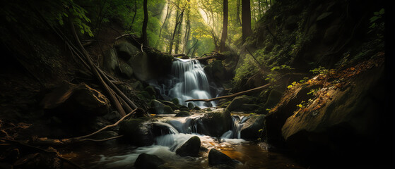 Waterfall in the Forest
