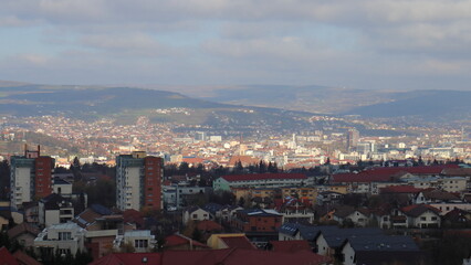 Cluj-Napoca skyline seen from Feleac hill
