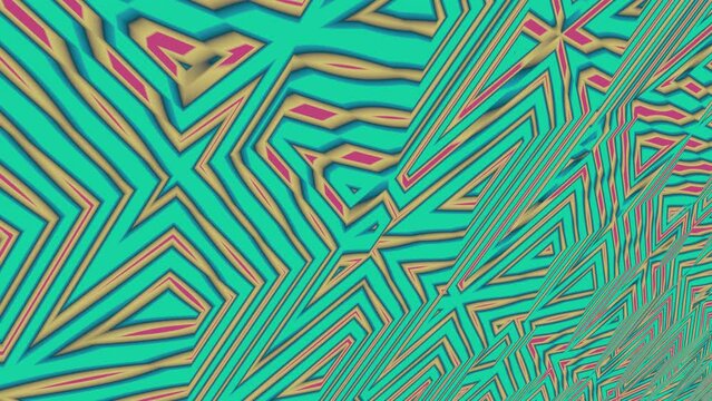 Abstact pattern with colorful geometric waves