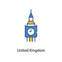Fototapeta na wymiar United Kingdom icon. Suitable for Web Page, Mobile App, UI, UX and GUI design.