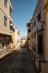 Calle del pueblo de La Orotava, Tenerife. Islas Canarias. 
