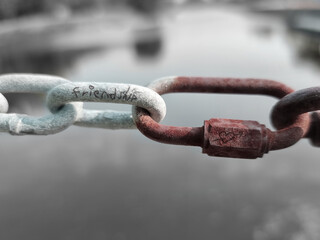 Friendship and love hold each other