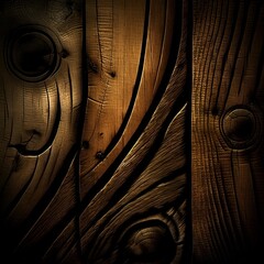 Generative AI wood board texture background 