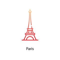 Fototapeta na wymiar Paris icon. Suitable for Web Page, Mobile App, UI, UX and GUI design.