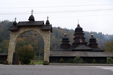 Church of Holy Prophet Ilya in Yaremche, western Ukraine, Carpathians