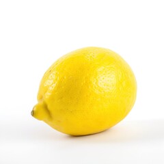 lemon isolated on white on white background