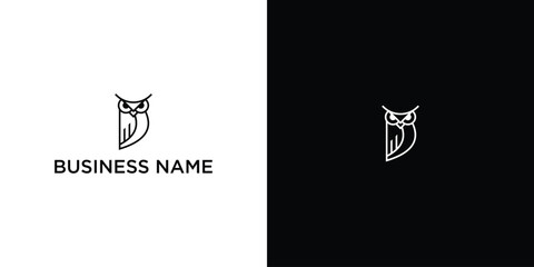 Owl logo and icon concept. Logo available in vector.