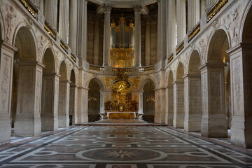 interior of a French church