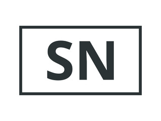 Serial Number symbol. 