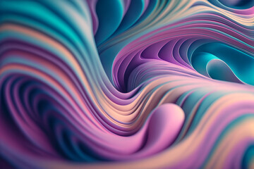 Obraz premium Fantastic Colorful sand background with abstract shapes. Generative AI illustration