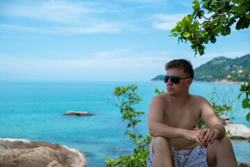 a man is resting in Thailand