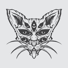 Vintage-Inspired Vector Illustrations for Fashion and Merchandise in Flat Retro Style