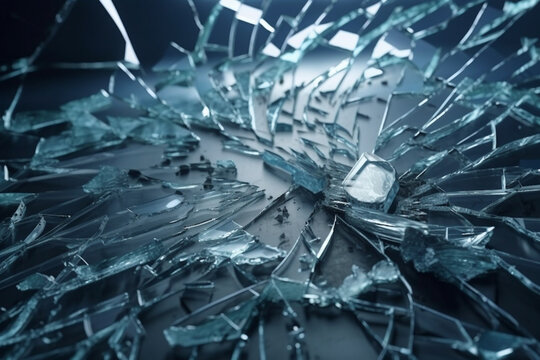 Background shattered glass