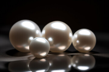 beautiful shining pearl, Generative AI