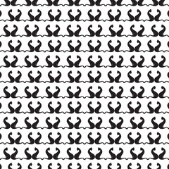abstract cat  pattern