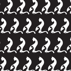 abstract cat  pattern