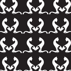 abstract cat  pattern