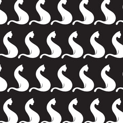 abstract cat  pattern