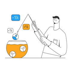 Boy attracts new subscribers on social media