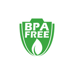 BPA free logo icon isolated on transparent background