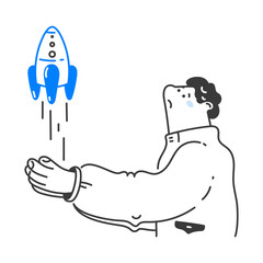 Man Doing Business Startup