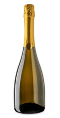 Champagne cuvee bottle, bottle shape for sparkling wine thousandths of a millesimato