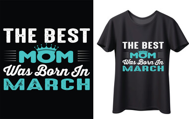 Mom T-shirt Design
Mother's Day t-shirt design