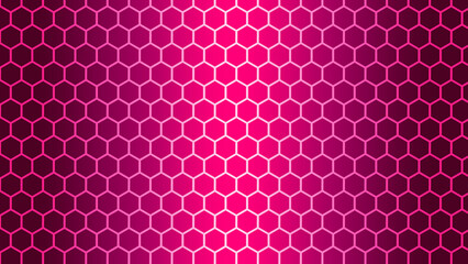 Easter Pattern Pink Neon Colors Easter Holiday. Hexagon Pattern