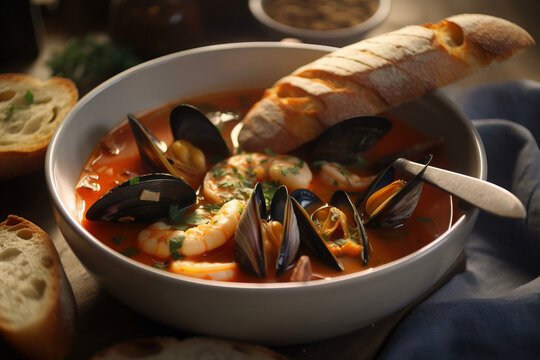 cooked mussels meal seafood plate