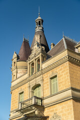 Obraz premium Castle Huenegg in Hilterfingen in Switzerland