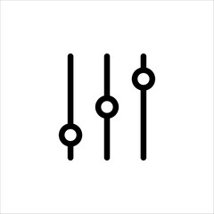 setting sign to control the phone and computer on white background