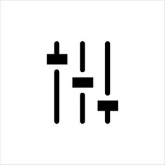 setting sign to control the phone and computer on white background