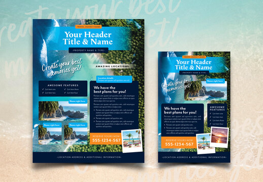 Travel & Tourism Vacation Flyers