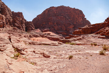 Fototapeta premium Wadi Rum, Jordanien, 