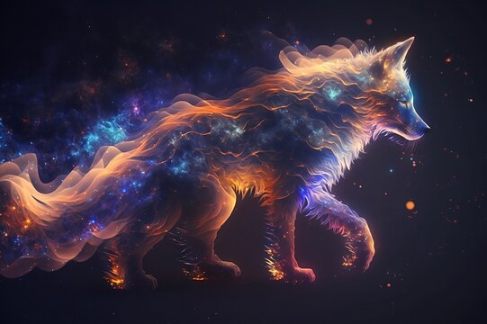 Cute Galaxy Wolf Wallpapers  Top Free Cute Galaxy Wolf Backgrounds   WallpaperAccess