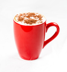 cup of coffee with chocolate