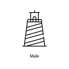 Male icon. Suitable for Web Page, Mobile App, UI, UX and GUI design.