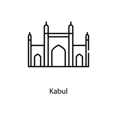 Kabul icon. Suitable for Web Page, Mobile App, UI, UX and GUI design.