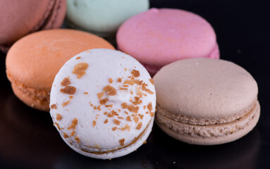 macaroons on a table