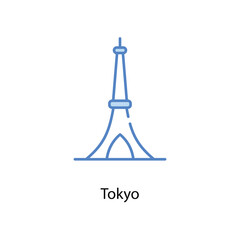 Fototapeta na wymiar Tokyo icon. Suitable for Web Page, Mobile App, UI, UX and GUI design.