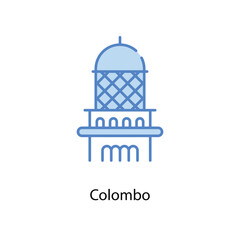 Colombo icon. Suitable for Web Page, Mobile App, UI, UX and GUI design.
