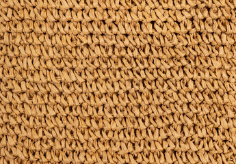 Straw loops background. Straw wicker texture.