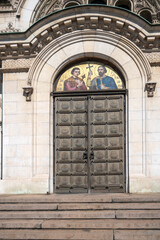 Cathedral Saint Alexander Nevski in Sofia, Bulgaria