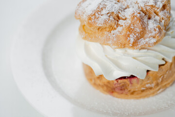 apple pie on plate