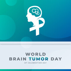 World Brain Tumor Day Celebration Vector Design Illustration for Background, Poster, Banner, Advertising, Greeting Card