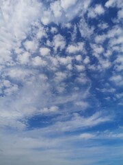 blue sky with clouds