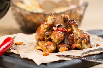 grilled chicken wings