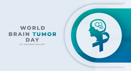 World Brain Tumor Day Celebration Vector Design Illustration for Background, Poster, Banner, Advertising, Greeting Card